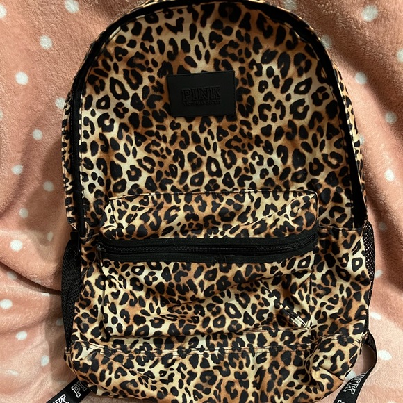 PINK by Victoria Secret Cheetah Print Campus Backpack
